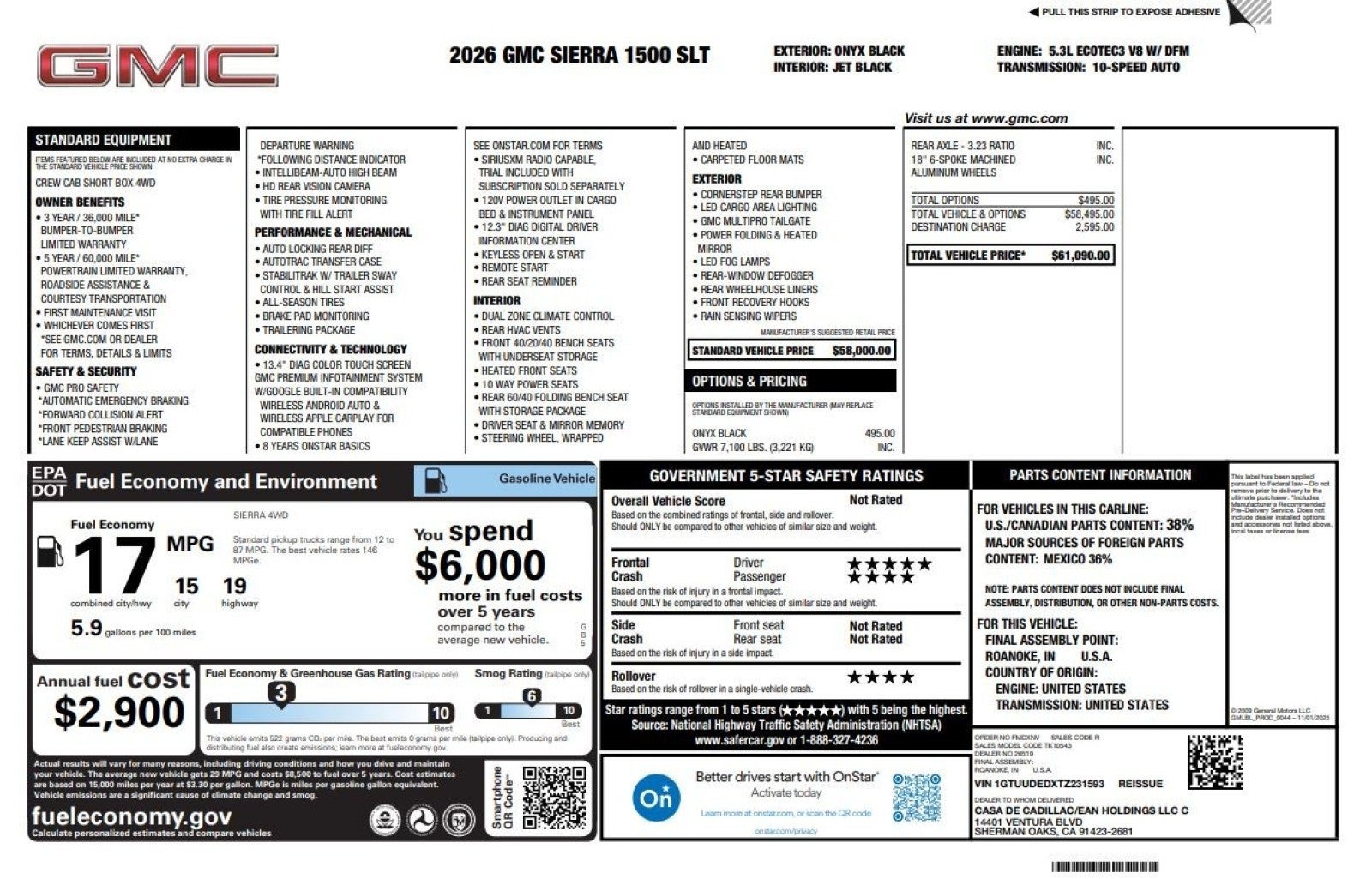 gmc sierra 1500 2026 1GTUUDEDXTZ231593 image gmc sierra 1500 2026 1GTUUDEDXTZ231593 image